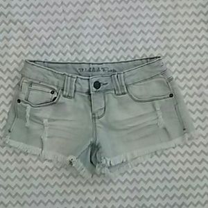 Denim shorts